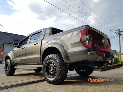 Ford Ranger fitted up with 17" Hussla Raptor Wheels & Nitto 285/70r17 Ridge Grappler Tyres