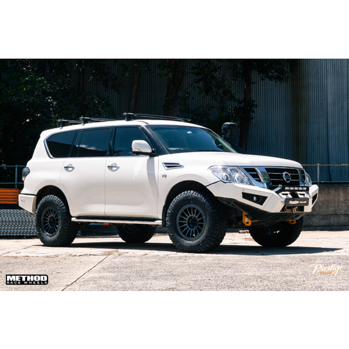 Nissan Patrol Y62 Patrol fitted with 18" Method 314 Wheels & Maxxis Razr AT 295/70R18 tyres