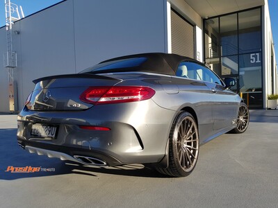 Mercedes C43 AMG Convertible fitted up with 20" Koya SF09 & Michelin Pilot Sport 4S Tyres