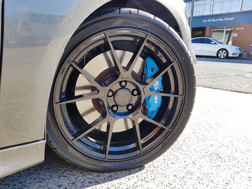 Ford Focus RS fitted up with 18'' Koya SF13 Wheels & 255/35r18 Yokohama  AD08R Tyres image