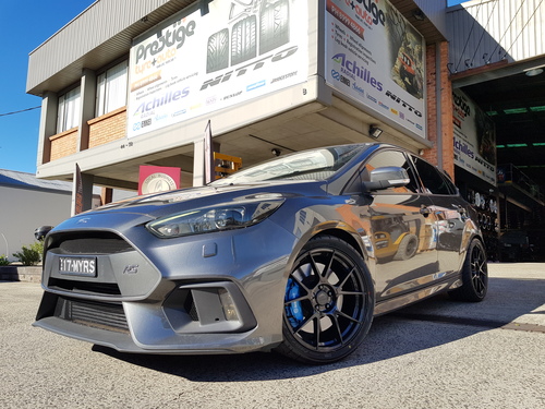 Ford Focus RS fitted up with 18'' Koya SF13 Wheels & 255/35r18 Yokohama  AD08R Tyres