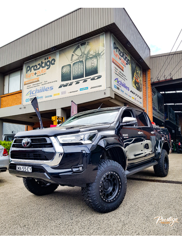 Toyota Hilux N80 fitted with 17" Method 315 Wheels and Nitto Ridge Grappler Tyres