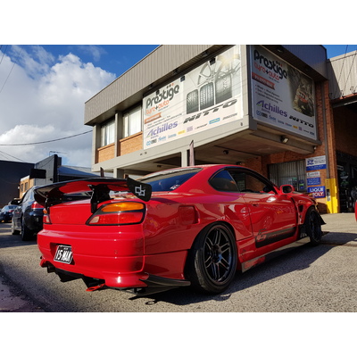 Nissan S15 fitted up with Yokohama AD08R Tyres image
