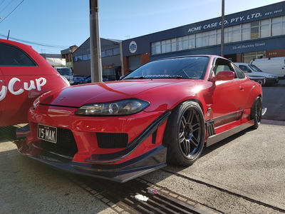 Nissan S15 fitted up with Yokohama AD08R Tyres