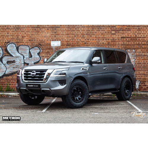 Nissan Patrol Y62 Patrol fitted with 18" Method 317 Wheels & Yokohama XAT G016 295/70R18 tyres