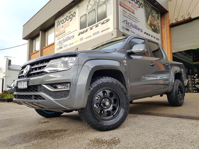 VW Amarok fitted up with 17'' Diesel Desert Wheels & 265/70r17 Monsta AT Terrain Gripper Tyres