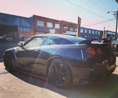 Nissan R35 GTR fitted up with 20" Rotiform KPS Wheels & Dunlop SP Sports Maxx GT 600 Tyres image