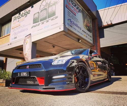Nissan R35 GTR fitted up with 20" Rotiform KPS Wheels & Dunlop SP Sports Maxx GT 600 Tyres