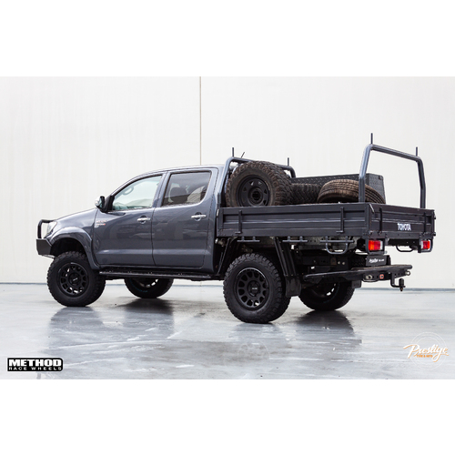 Toyota Hilux fitted with 17" Method 305 Double Black & 265/70R17 BF Goodrich KO2 tyres image