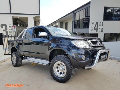 Toyota Hilux fitted up with 16" Mickey Thompson Alloy Wheels & BF Goodrich K02 All Terrain Tyres main image