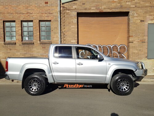 VW Amarok fitted up with 17" Anthricite Fuel Vectors Wheels & 265/65r17 Falken Wildpeak AT3W image