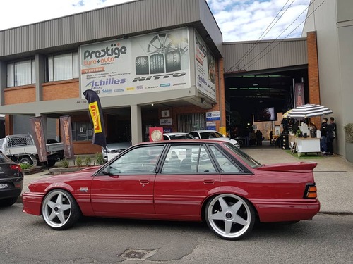 Holden VK fitted up with 20" HDT Stars Wheels & 235/30r20 Achilies 2233 Tyres 
