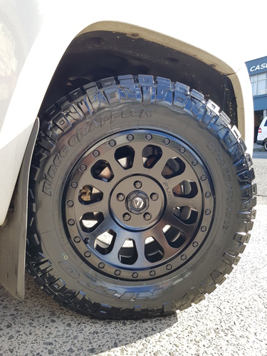 VW Amarok fitted up with 17" Black Fuel Vector Wheels & 265/70r17 Nitto Ridge Grappler Tyres image