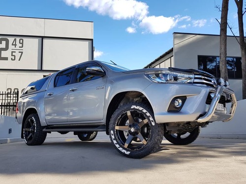 Toyota Hilux fitted up with 20" Diesel Exodus DT Wheels & 265/50r20 Nitto Terra Grappler AT Tyres main image