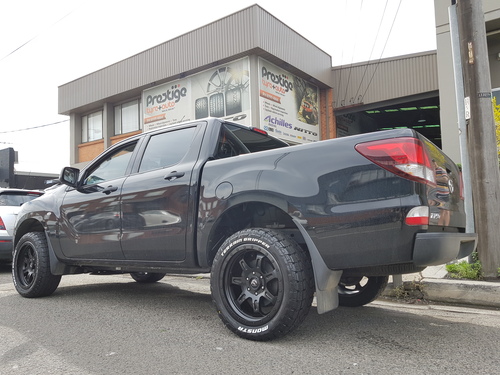 Mazda BT50 fitted up with 20" Fuel Wheels & 265/50r20 Monsta Terrain Gripper AT Tyres 