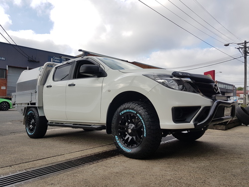 Mazda BT50 fitted up with 17" Diesel Cliff Wheels & 265/70r17 Monsta Terrain Gripper AT Tyres